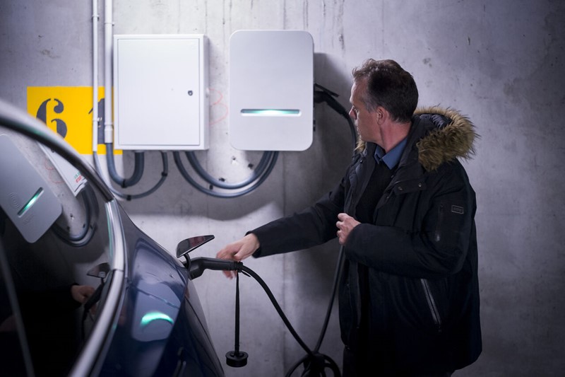 Pose de borne de recharge